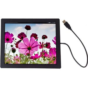 10.4" High Brightness Monitor 800X600 IR Touch Screen With Wide temperature VGA DVI