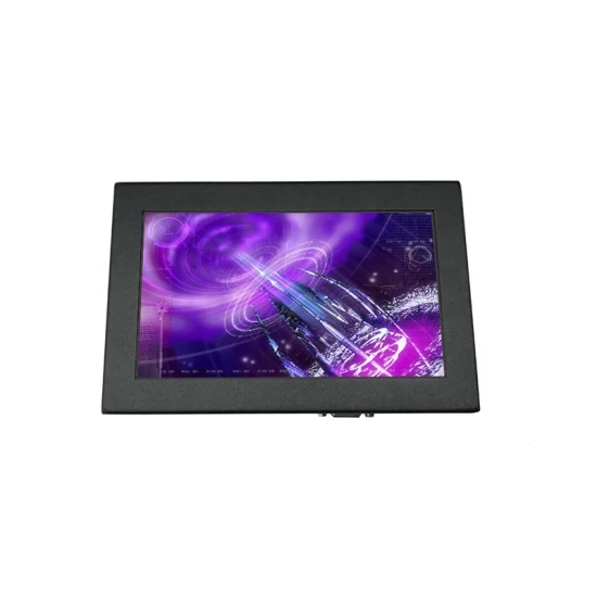500nits RGB/Lvds 7′ ′ 800X480 Open Frame LCD Monitor with 4mm Capacitive Touch