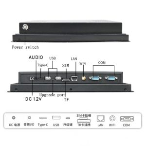 Wide Screen Android Touch Panel PC 10.1 Inch 1024X600 with 3G 4G WiFi Function