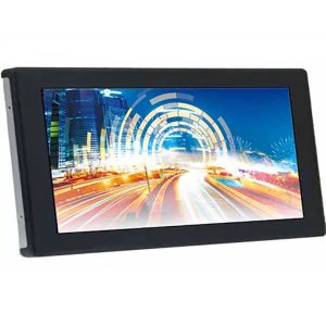 21.5 Inch Embedded Slim Capacitive Touch Monitor Vesa Mounting Full HD Anti-Vandalism Display