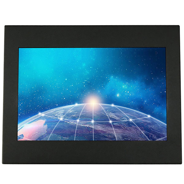 HD Slim Resistive Touch Monitor , Industrial Touch Screen Panel for Advertising