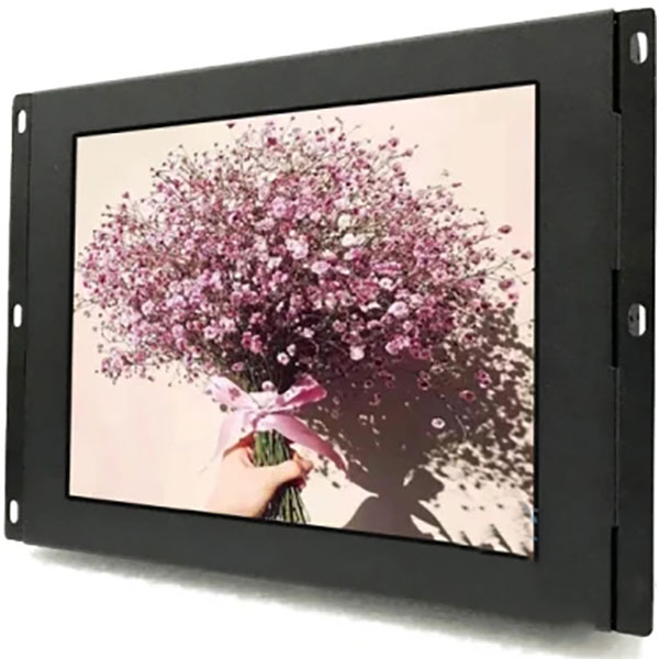 Rack Mount 8 inch Resistive Touch Monitor AV / HDMI Inputs with USB